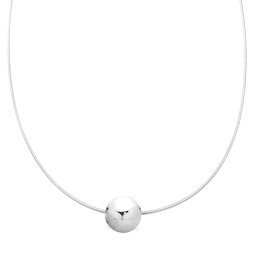 Sterling silver omega deals necklace