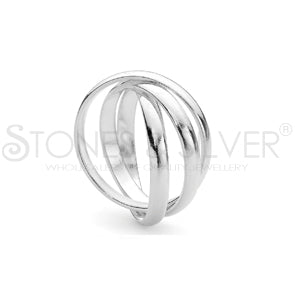 .925 Sterling Silver Russian Wedding Ring