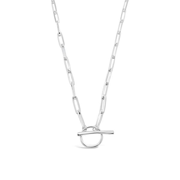 925 Sterling Silver Fob Link 10mm Chain 45cm
