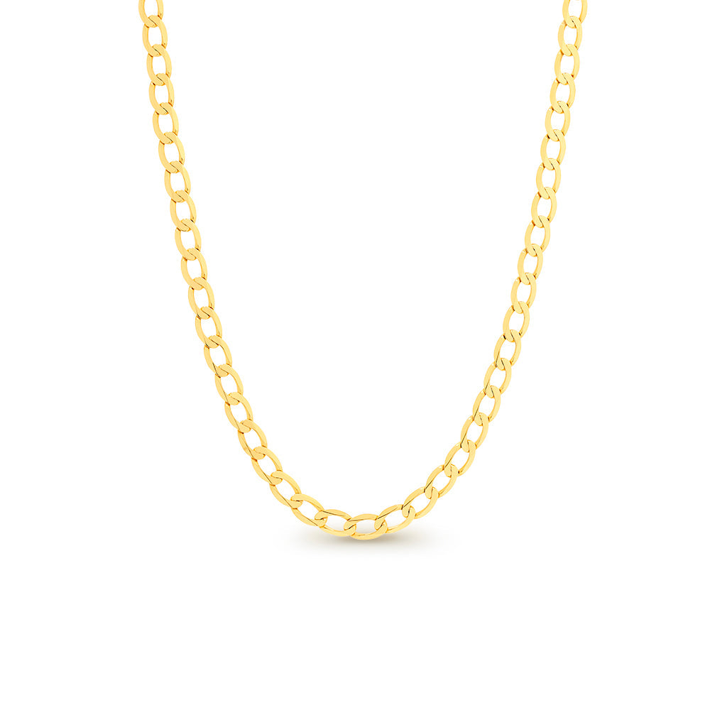 9k Yellow Gold Curb Chain