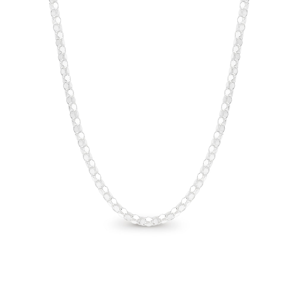 Sterling Silver Mirror Disc Chain
